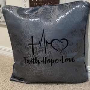 Decorative pillowcase (pillow not included)
